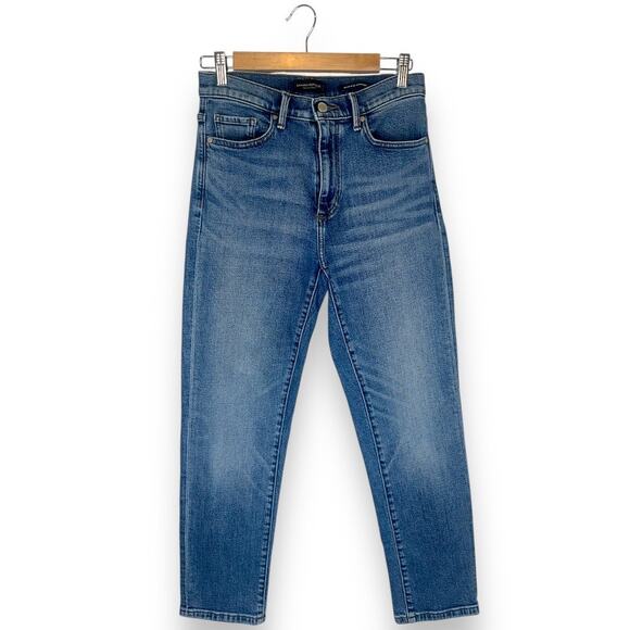 Banana Republic Women's High Rise Straight Jeans Size 27 Indigo Medium Wash - Picture 1 of 8